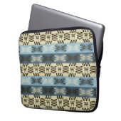 ethnisches Stammes- afrikanisches Muster Laptopschutzhülle (Vorderseite Links)