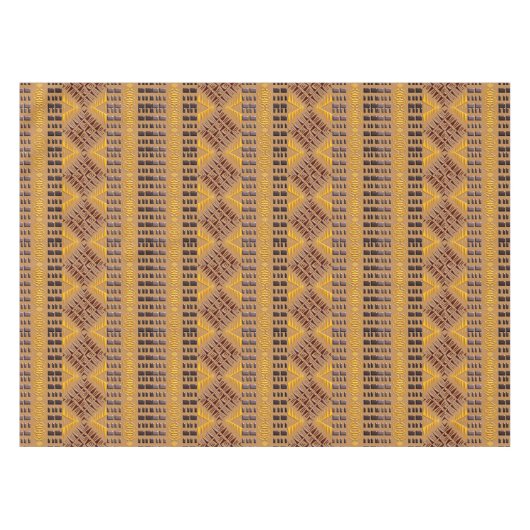 ethnisches Stammes- afrikanisches Muster Tischdecke (Vorderseite (Horizontal))