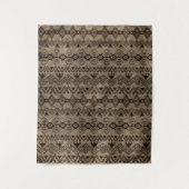 Ethnisches Stammes- Muster auf Leinwand Wandteppich (Vorderseite)