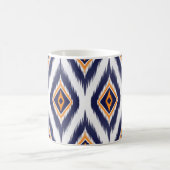 Ethnisches Stammmotiv: Ikat Muster. Kaffeetasse (Mittel)