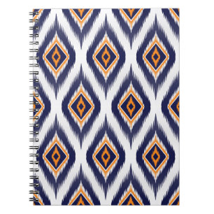 Ethnisches Stammmotiv: Ikat Muster. Notizblock