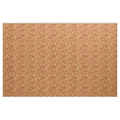 Ethnisches Stammmuster Orange Brown Beige Stoff (Yard (91,4 cm))