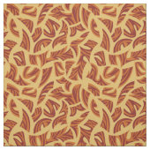 Ethnisches Stammmuster Orange Brown Beige Stoff (Muster)