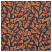 Ethnisches Stammmuster Orange Brown Black Stoff (Muster)