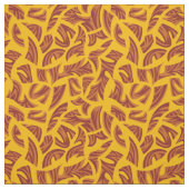 Ethnisches Stammmuster Orange Brown Gelb Stoff (Muster)