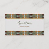 Ethnisches südwestliches Design. Text. Visitenka Visitenkarte (Vorderseite)