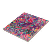 Ethnisches Tiermuster Fliese (Seite)