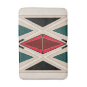 Ethno-Beige Badematte Boho Style (Vorderseite Vertikal)