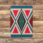 Ethno Blue iPad Pro Cover<br><div class="desc">Modern chic iPad Pro Cover mit minimalistischen,  geometrischen Ethno-Muster im zeitlosen Design.</div>