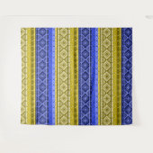 Ethno boho, Stammethno, traditioneller Zierbaum Wandteppich (Vorderseite (Horizontal))