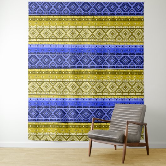 Ethno boho, Stammethno, traditioneller Zierbaum Wandteppich (Beispiel)