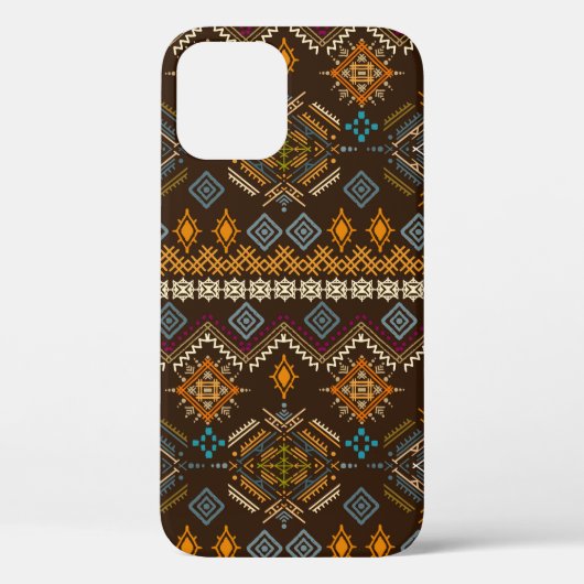 Ethno-nahtloses Muster. Ethnischer Boho-Ornament. Case-Mate iPhone Hülle (Rückseite)