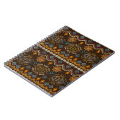 Ethno-nahtloses Muster. Ethnischer Boho-Ornament. Notizblock (Linke Seite)