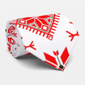 Ethno Slavic Motive Krawatte (Gerollt)