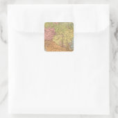 Ethnog Austria Ungarn Quadratischer Aufkleber (Tasche)