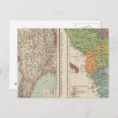 Ethnog Balkan Halbinsel, Konstantinopel Postkarte (Vorne/Hinten)