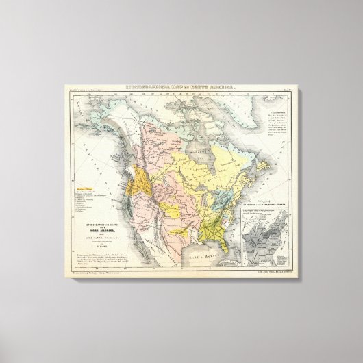 Ethnografen Nordamerikas Leinwanddruck (Vorderseite)