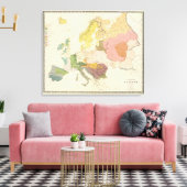 Ethnografie, Europa Leinwanddruck (Insitu (Wohnzimmer))