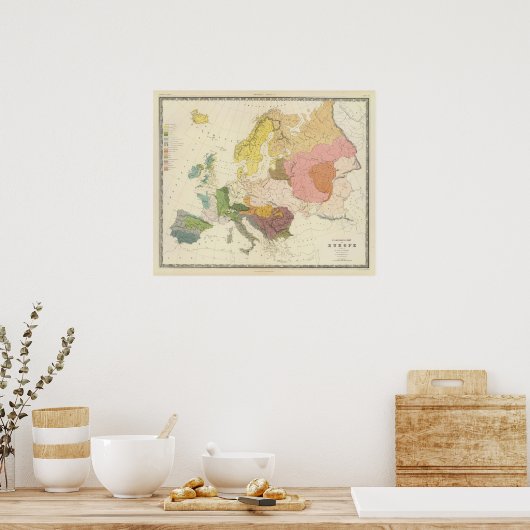 Ethnografie, Europa Poster (Küche)