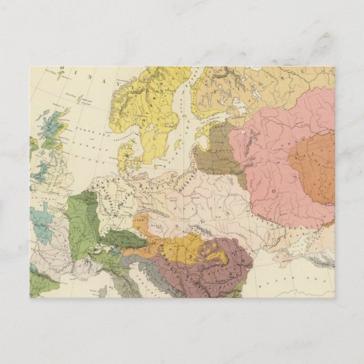 Ethnografie, Europa Postkarte (Vorderseite)