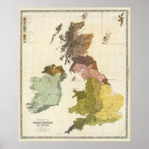 Ethnografie, Gt Brit, Irland Poster