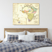 Ethnografische Karte Afrikas Leinwanddruck (Insitu (Schlafzimmer))