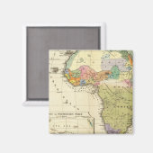 Ethnografische Karte Afrikas Magnet (Vorderseite/Rückseite)