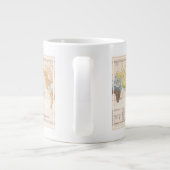 Ethnografische Karte der Welt Jumbo-Tasse (Rückseite)