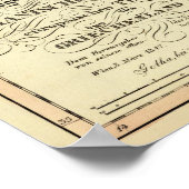 Ethnografische Karte des Osmanischen Reiches Poster (Ecke)