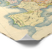 Ethnografische Landkarte Europas Poster (Ecke)