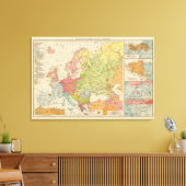 Ethnografisches Europa Leinwanddruck (Insitu (Wohnzimmer))