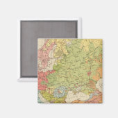 Ethnografisches Europa Magnet (Vorderseite/Rückseite)