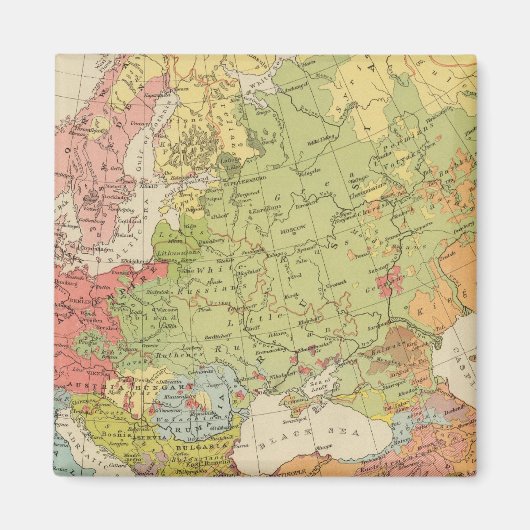 Ethnografisches Europa Magnet (Vorne)