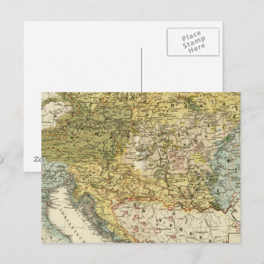 Ethnographische Karte Europas (Vorne/Hinten)