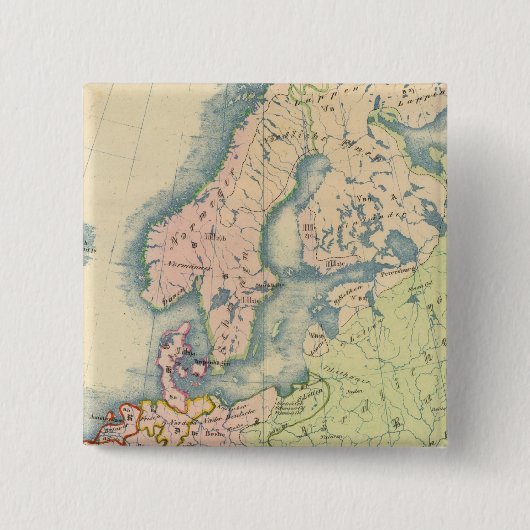 Ethnographische Karte Europas Button (Vorderseite)