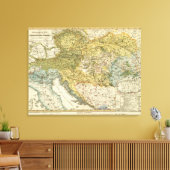 Ethnographische Karte Europas Leinwanddruck (Insitu (Wohnzimmer))