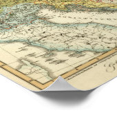 Ethnographische Karte Europas Poster (Ecke)