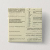 Ethnographische Karte Großbritanniens und Irlands Button (Vorderseite)