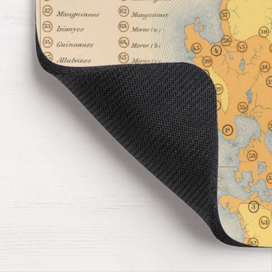 Ethnographische Karte Nr. 3 Mousepad (Ecke)