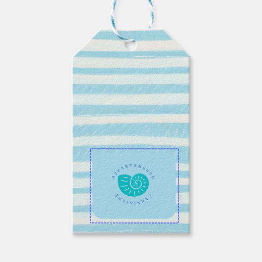 Etichetta personalizabile Gift Tag Geschenkanhänger (Vorderseite)