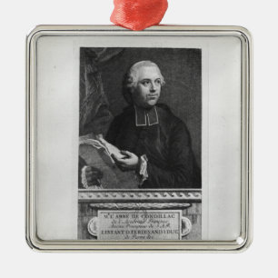 Etienne Bonnot de Condillac Ornament Aus Metall