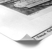 Etienne Bonnot de Condillac Poster (Ecke)