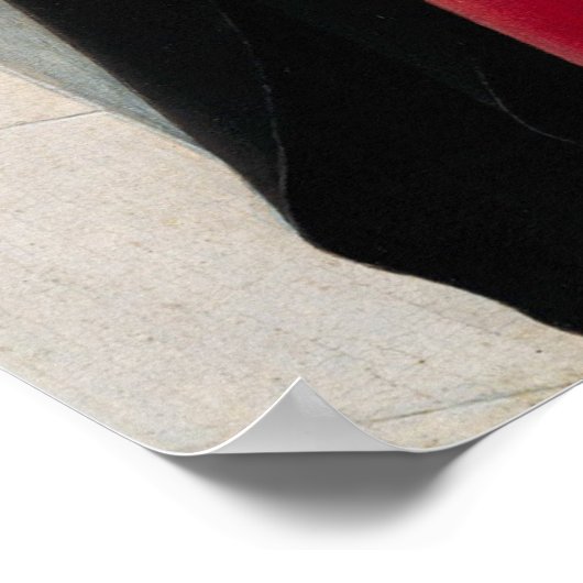 Etienne Chevalier with St. Stephen Poster (Ecke)