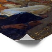 Etienne Dinet Snake Charmer Poster (Ecke)