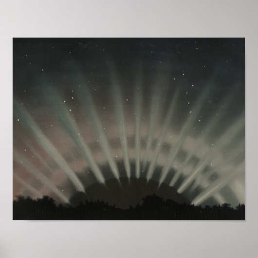Etienne Leopold Trouvelot - Aurora Borealis Poster (Vorne)