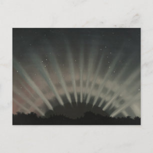Etienne Leopold Trouvelot - Aurora Borealis Postkarte