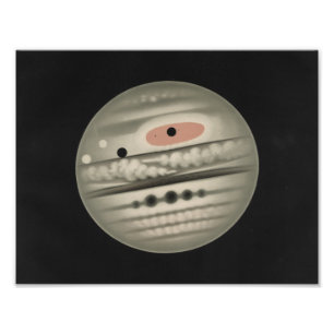 Etienne Leopold Trouvelot - Der Planet Jupiter Fotodruck