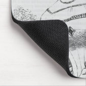 Etienne Lousteau, der mit einem Schauspielerin Mousepad (Ecke)