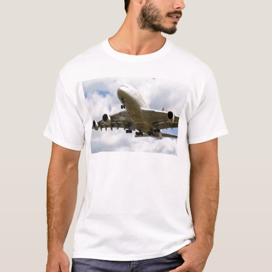 Etihad Airbus A380 T-Shirt (Vorderseite)