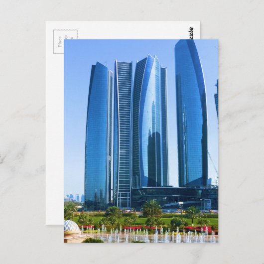 Etihad Towers Postkarte (Vorne/Hinten)